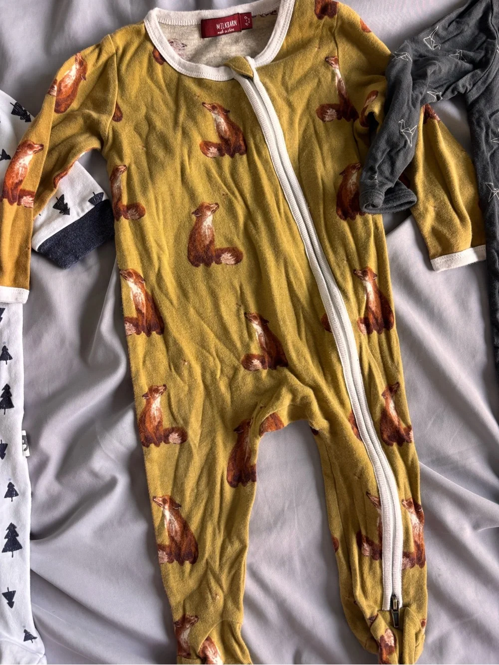 Boys 6-9 Month One Piece Footies Bundle of 3 Baby Boy Bundle